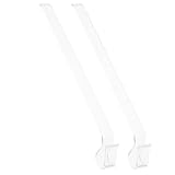 MAGICLULU Music Stand Clip for Upright Piano, Acrylic Sheet Music Holder Pair, Keyboard Page Holder