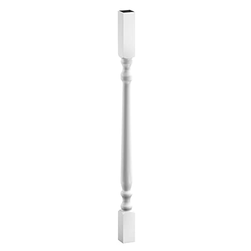 33-1/2"Hx1-1/2 OW&D Premium Colonial Spindle for 6' Rail/Stair Kits, White...