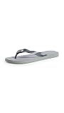 Havaianas Men's Brazil Flip Flops, Steel Grey, 10 Medium US