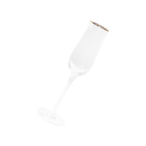 Zerodeko 1pieza Copa De Vino De Diseño Tulipán De Cristal Transparente Para Fiestas y Celebraciones Estilo Elegante y Amplia Capacidad Para Mejorar El Sabor Del Vino