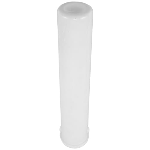HEMOTON Distributeur de Boissons Grand Format Bâtonnet Glacé en Plastique Blanc, Fonction Remplacement Pratique pour Boissons, Restaurants et Extérieur