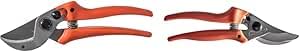 Original LÖWE 15 Amboss Gartenschere 15.107 mit Bypass Geometrie für kleinere bis mittlere Hände & 14 Bypass Rosenschere 14.104 mit scharfen Stahl-Klingen aus Carbon
