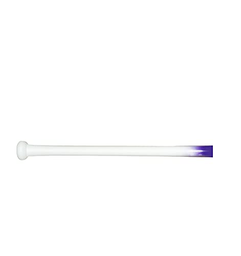 Bamboobat By Pinnacle Sports Equipment Inc. Adult Fungo Infield/Outfield Bamboo Baseball Bat, White Handle/Purple Barrel, 34" #TOP3