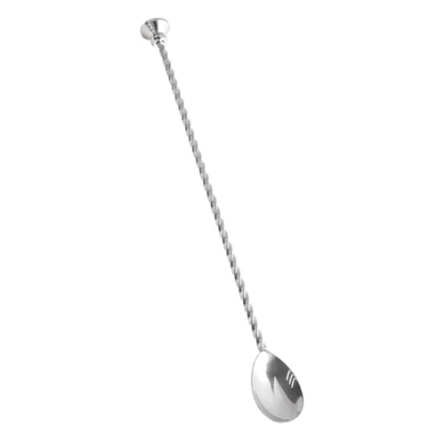 Wakauto Elegant Stainless Steel Mixing Spoon Long Handle Bar Cocktail Spoon for Stirring and Mixing Drinks