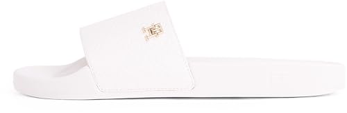 Tommy Hilfiger Damen Badeschuhe Monogram Elegant, Elfenbein...