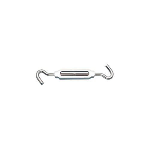Tensor para cables tipo Gancho y Gancho 3/8" de aluminio y acero inoxidable miniatura 1