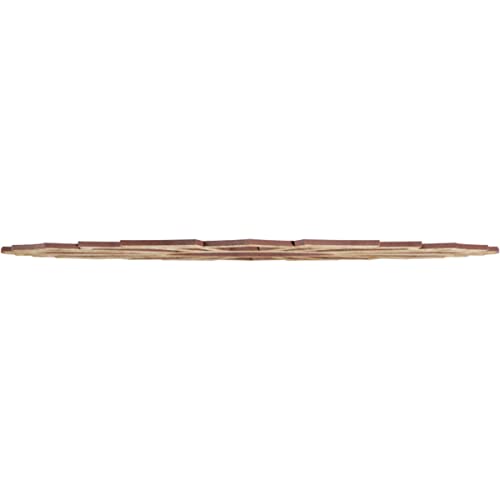 Image of Ekena Millwork 22 inchOD x 7 3 /4 inchID x 3 /8 inchT Augustus Wood Fretwork Pierced Ceiling Medallion, Red Oak