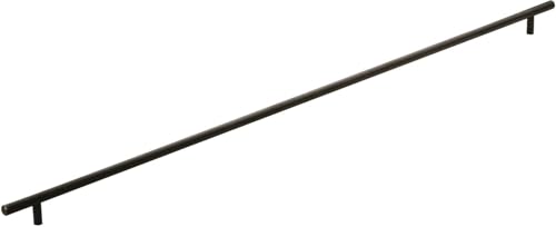 Image of Amerock 30-1 /4 inch Bar Pulls Oil-Rubbed Bronze Drawer Pull | 30-1 /4 inch (768mm) Center-to-Center Mounting Distance and 33-7 /16 inch Overall Length, Durable Carbon Steel Cabinet Hardware