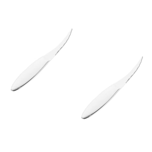 Ciieeo 2 Piezas cortador de gambas limpiador de gambas pelador de gambas pelador de camarones herramienta de limpieza de camarones removedor de líneas de camarones Acero inoxidable