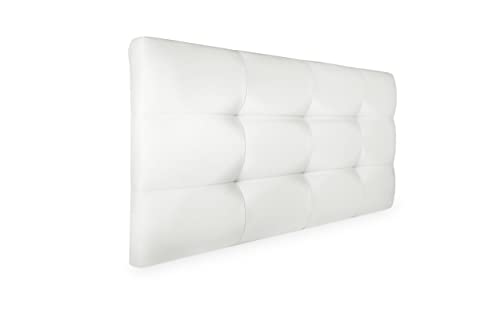 Miniatura 2 de Decorquality Ed Cabecero Cama 105 Cabezal Acolchado Tapizado Cabeceros Polipiel Comodo Moderno Y Resistente Mod. Texas Todas Las Medidas Y Colores Blanco, 105 70