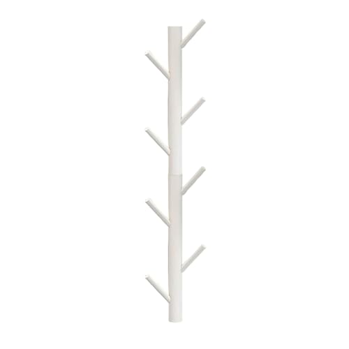 CGACCSD Perchero De Pared Madera Maciza De Haya Vertical 8 Ganchos, Moderno Para Ropa, Sombrero Y Bolso, Para Salón, Dormitorio Y Oficina