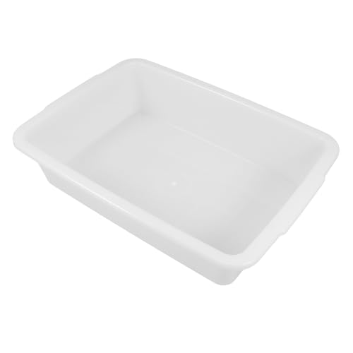 HOUDERCO Plastikowa Taca Laboratoryjna Średnia Głęboka Odporna Wycieki Do Przechowywania i Mieszania Materiałów Chemicznych Do Użytku Domowego i Edukacyjnego
