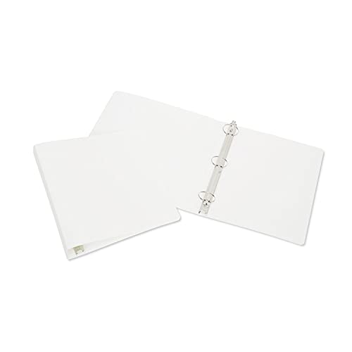 AbilityOne 4841761 3-Ring Flexible Poly Binder White, 1/pk