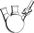 Laboy Glass 50Ml 2 Neck Round Botthom Schlenk Flask Reaction Kettle With 14/20 Joint & Glass Stopcock Air-Free At Side Arm Chemistry Lab Glassware #TOP16