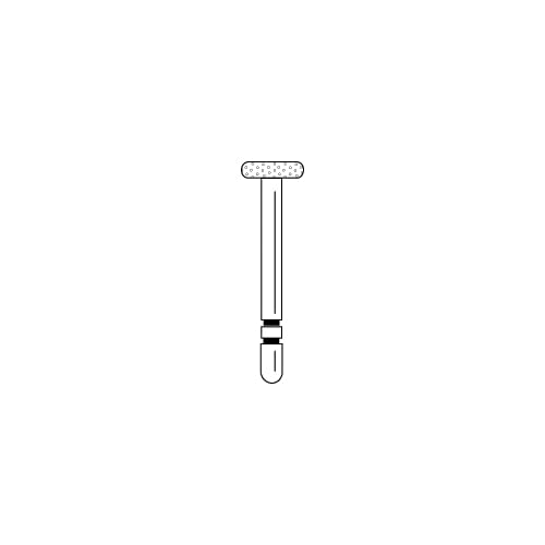 Premier Dental 2015555 Two Striper FG #863F Wheel Fine Grit Diamond Burs 5/Pk