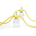 Woodhead/Molex, 1301070025, Super-Safeway Assembled Rubber String Light Lamp Holder with MAX-LOC Grips (2 Item/s)