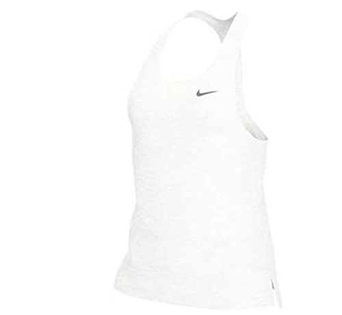 Nike Womens Yoga Layer Tank (White, X-Small)