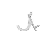 Greenleaf Industries PegPro® J Hooks Kit for Modern Plastic or Metal Pegboard – Durable Plastic Pegboard Hooks - for Garage, Kitchen, Craft Room, and More (J Hook - 24 Pack, White)