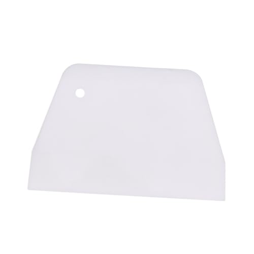 Toyvian 2 Piezas Raspadores para Pastel de Plástico Alimentario Herramientas Reutilizables para Decorar y Alisar Tartas Repostería Fácil Manejo y Diseño Práctico