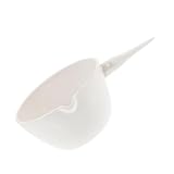 LOORGVEL Plato de Evaporación de Cerámica con Mango 250 Ml, Recipiente Experimental Redondo para Laboratorio, Herramienta Resistente para Evaporar Soluciones y Sólidos en Industria y Escuela