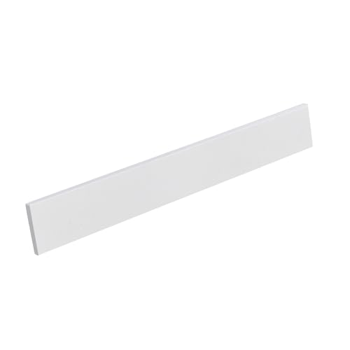 EQLOO 30 Inch Backsplash in Pure White, Quartz Backsplash for Bathroom Vanity Sink Top, 30 in. W x 4 in. H Universal Bathroom Vanity Backsplashes