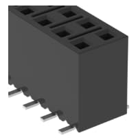 Pack of 4 SSM-107-L-DV-P-TR Connector Receptacle 14POS 0.1 Gold SMD :RoHS, Cut Tape