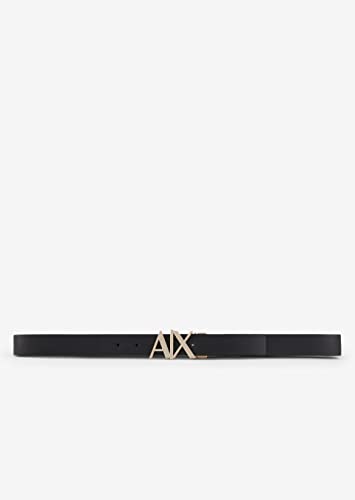 Armani Exchange Men's Gold Ax Buckle Reversible Hinge Belt2