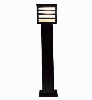 Huma Fountains and Pools 2 FT New ICEQUBE Bollard Light, Outdoor Pathway Lighting, Landscape Lights (IP65) (Warm White)