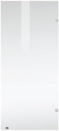 Elegant Kitchen and Bath Laredo Stainless Steel Shower Door in Chrome