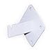Only Hangers 1905W Wall Brackets for Gridwall or Grid Panels-White Color-Set of 8 Pieces