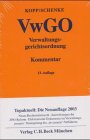 Verwaltungsgerichtsordnung ( VwGO) Verwaltungsgerichtsordnung ( VwGO)