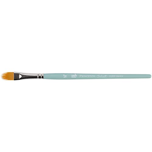 Princeton Select Artiste, Series 3750, Paint Brush for Acrylic, Watercolor and Oil, Filbert Grainer, 3/8 Inch