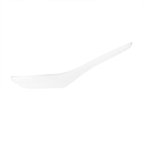 Albedel 8 pcs Asia Porcelain Soup Spoon Ceramic Rice Spoons Chinese Won Ton Spoons for Home Kitchen Restaurant White - Image 3