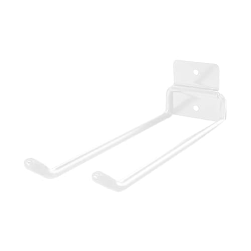 ＡＷＨＡＯ Ganchos para Garaje, Organizador de Herramientas de Jardín, Almacenamiento para Garaje, Organización, Ganchos de Almacenamiento Multiusos, Soporte Par, Blanco