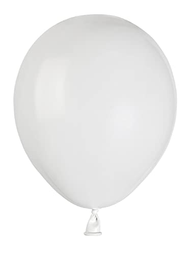Busta 100 palloncini in lattice naturale Premium Quality A50 (Ø 13cm / 5'), bianco
