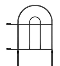 Barrière en métal résistant à la rouille pour jardinières et allées