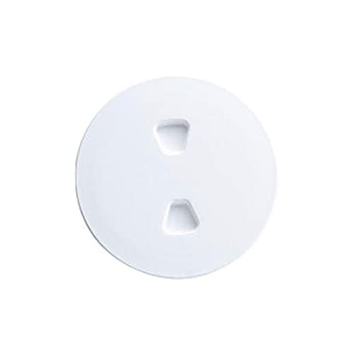 T-H Marine DPS-4-2-DP Sure-Seal Screw Out Deck Plate - Polar White, 4"