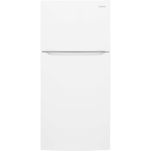 Frigidaire FFTR2045V 30 Inch Wide 20 Cu. Ft. Top Freezer Refrigerator with Crisper Bins and LED Lights - White
