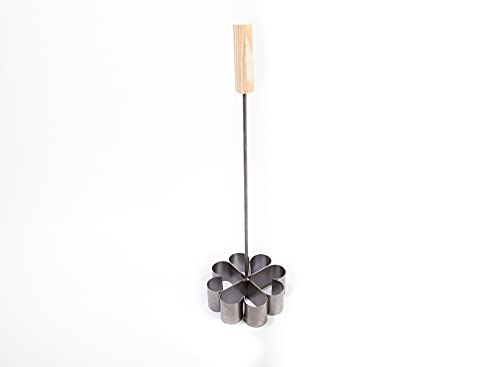 Caldereria Artesana - Molde Flor 9x40 cm Plateado Tradicional