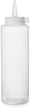 HENDI Dyspensery do zimnych sosów - 0.35 L - Transparentny - ø55x(H)205mm