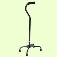 Amazon.com: Revolution Mobility Adjustable Aluminum Quad Cane-Black ...