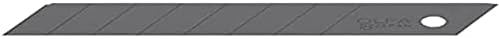 OLFA 9070 LBB-10B 18mm UltraSharp Black Snap-Off Heavy-Duty Blade, 10-Pack