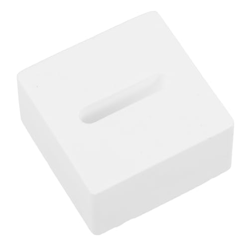 ABOOFAN Expositor de Anillos Blanco de Yeso Ranuras Cuadradas, Diseño Minimalista y Ligero, Adecuado para Decoración del Hogar y Venta Online