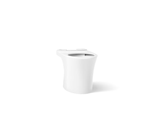 Veil Elongated Toilet Bowl With Skirted Trapway
