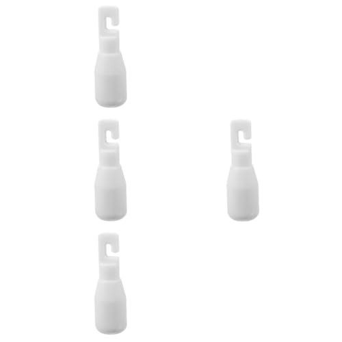 COLLBATH 4pcs Blind Cane Tip Replacement Plastic Crutch Pad Non-Slip for Daily Use