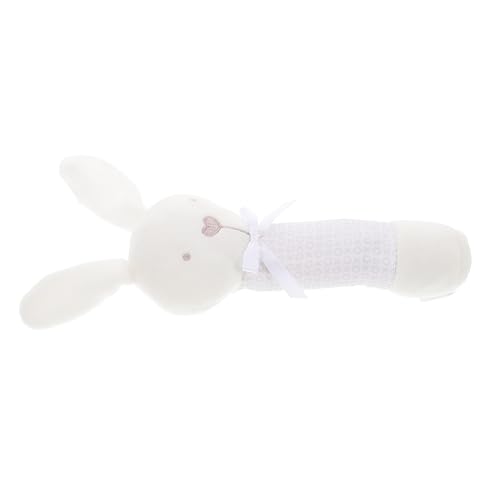 UTHCLO 幼児のガラガラ音 ウサギのガラガラ のための ガラガラ ベビーガラガラ ぬいぐるみ Dark Grey