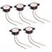 5Pcs DC 3-24V SFM-27I Piezoelectric Active Buzzer Alarm 95dB High Decibel Electronic Alarm Buzzer Magnetic Long Continuous Beep Speaker (Black)