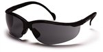 Pyramex Venture II Ballistic Safety Eyewear, Gray Lens With Black Frame - Pyramex Safety