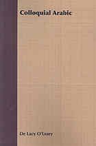 Paperback Colloquial Arabic (Trubner's Colloquial Man. S) (Trubner's Colloquial Manual) Book