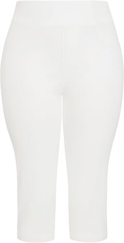 Women's Plus Size Jean-Butter Denim Pull on Crop